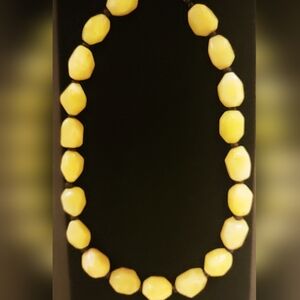 Rare Yellow Jade Necklace